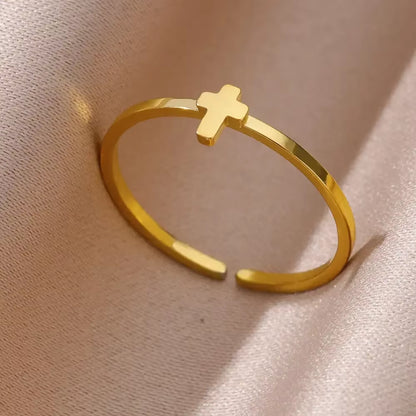Angie Gold Rings: Stainless Steel Rings for Women