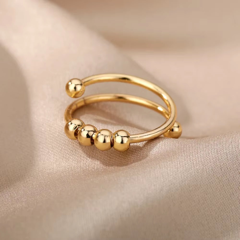 Angie Gold Rings: Stainless Steel Rings for Women