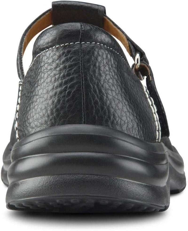 Mary Jane Flats: Leather Triangle Lulu Design