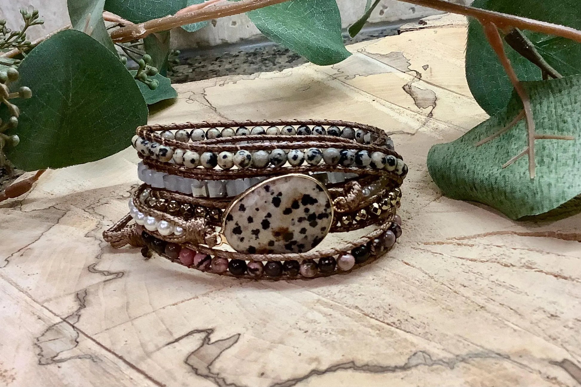 Aliyah Wrap Bracelet: Chakra Handmade Bracelet