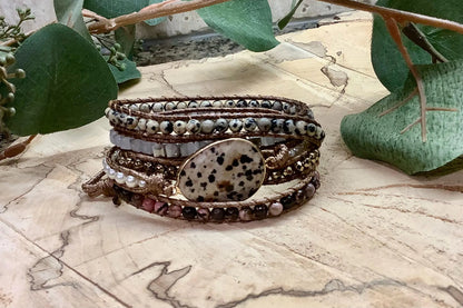 Aliyah Wrap Bracelet: Chakra Handmade Bracelet