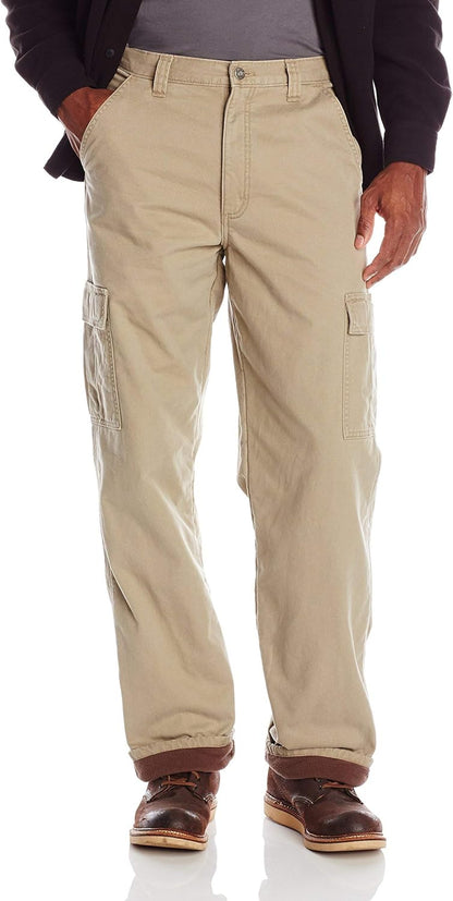 Jack Wrangler Pants: Men's Fleece Lined Cargo Pants