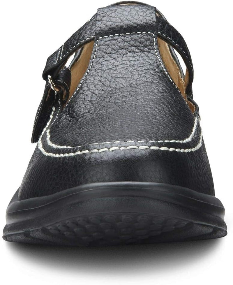 Mary Jane Flats: Leather Triangle Lulu Design