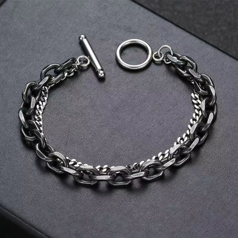 Wessley Stainless Steel Chain Bracelet 