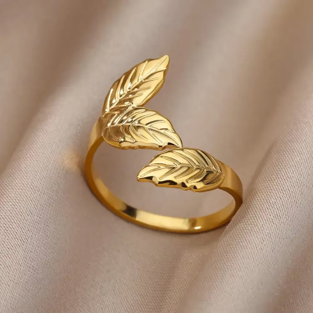 Angie Gold Rings: Stainless Steel Rings for Women