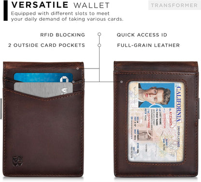 Jack Wallet: Vintage Slim Pocket Card Holder 