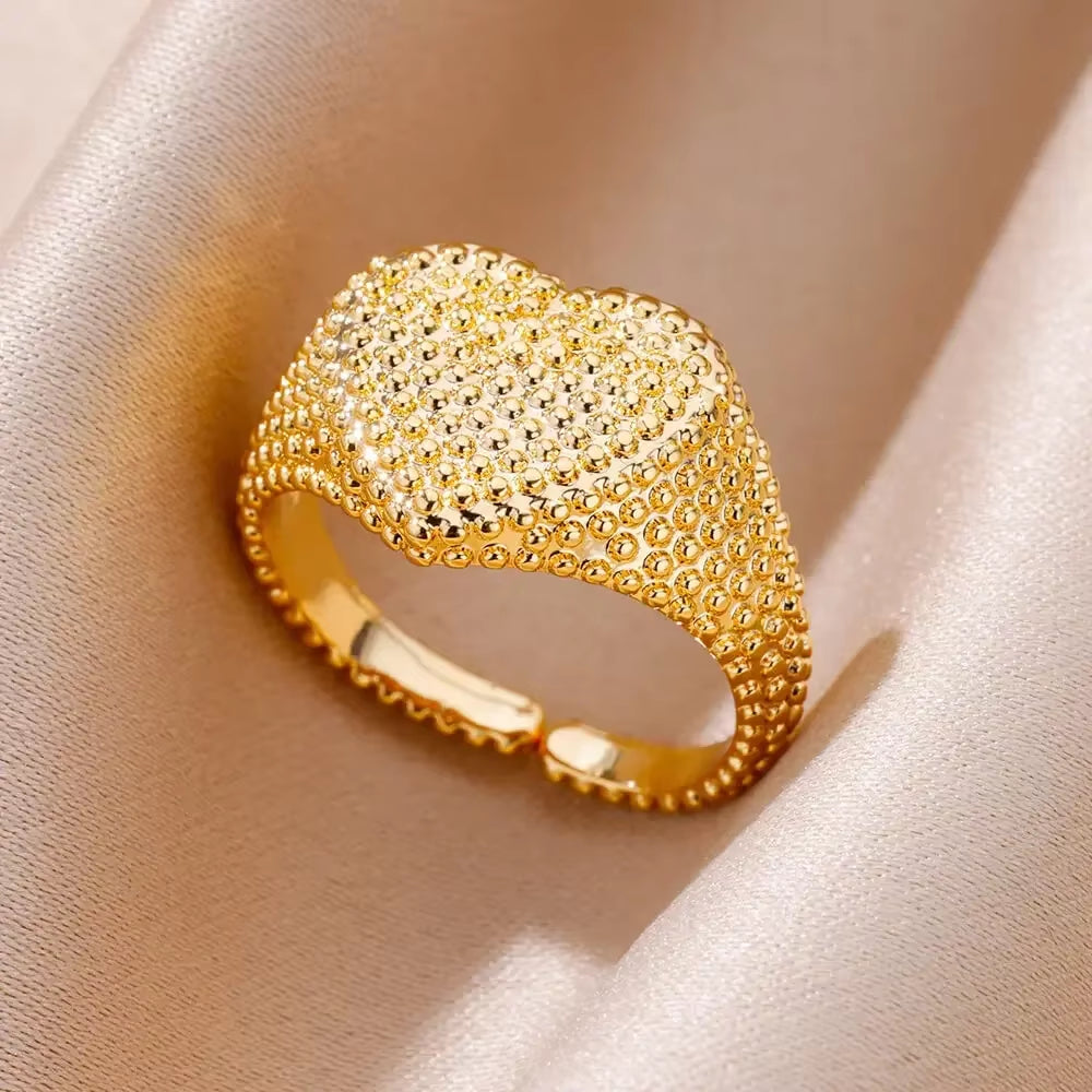 Angie Gold Rings: Stainless Steel Rings for Women