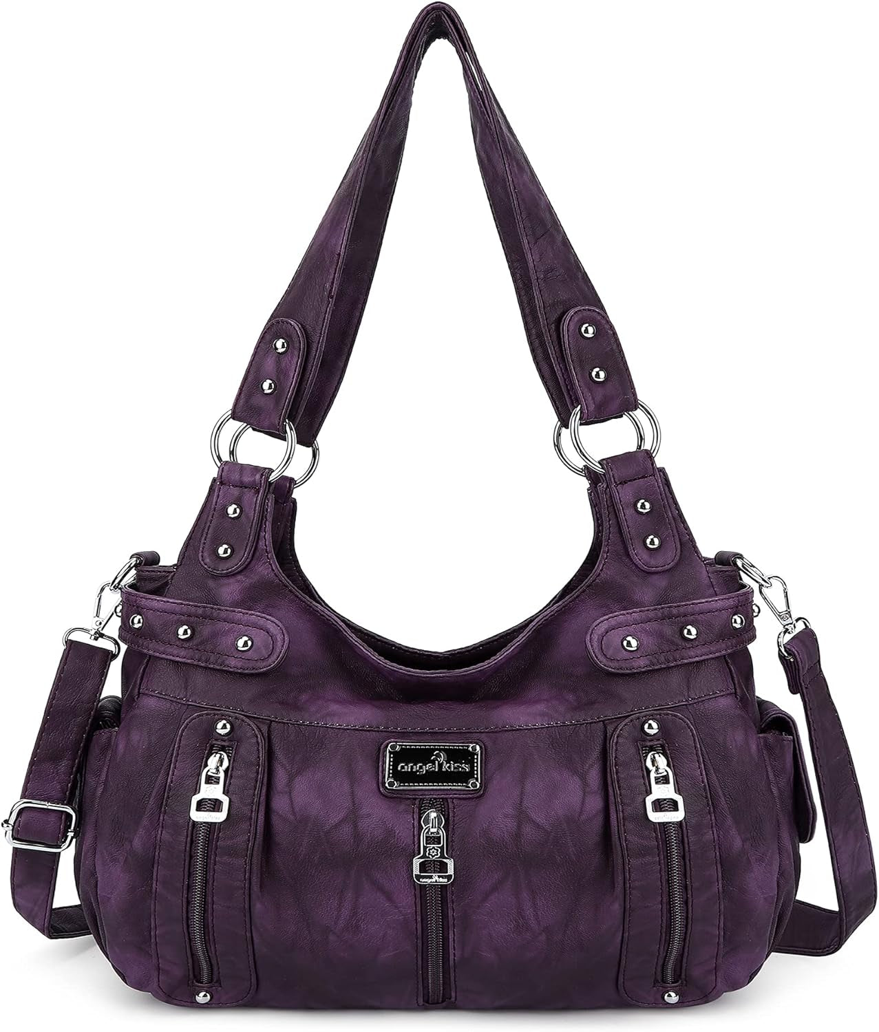 Tracy Washed Faux Leather Purse 