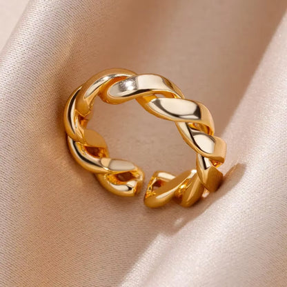 Angie Gold Rings: Stainless Steel Rings for Women