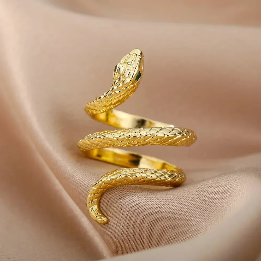 Angie Gold Rings: Stainless Steel Rings for Women