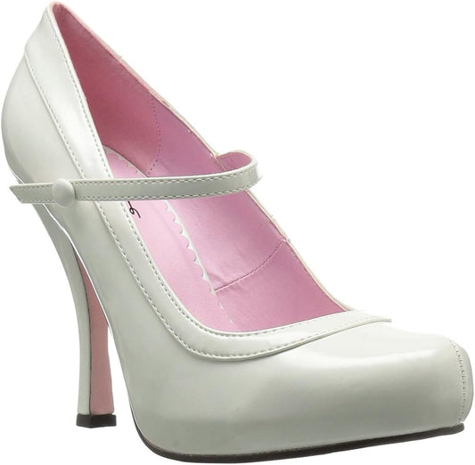 Scarlet Babydoll Platform Pumps