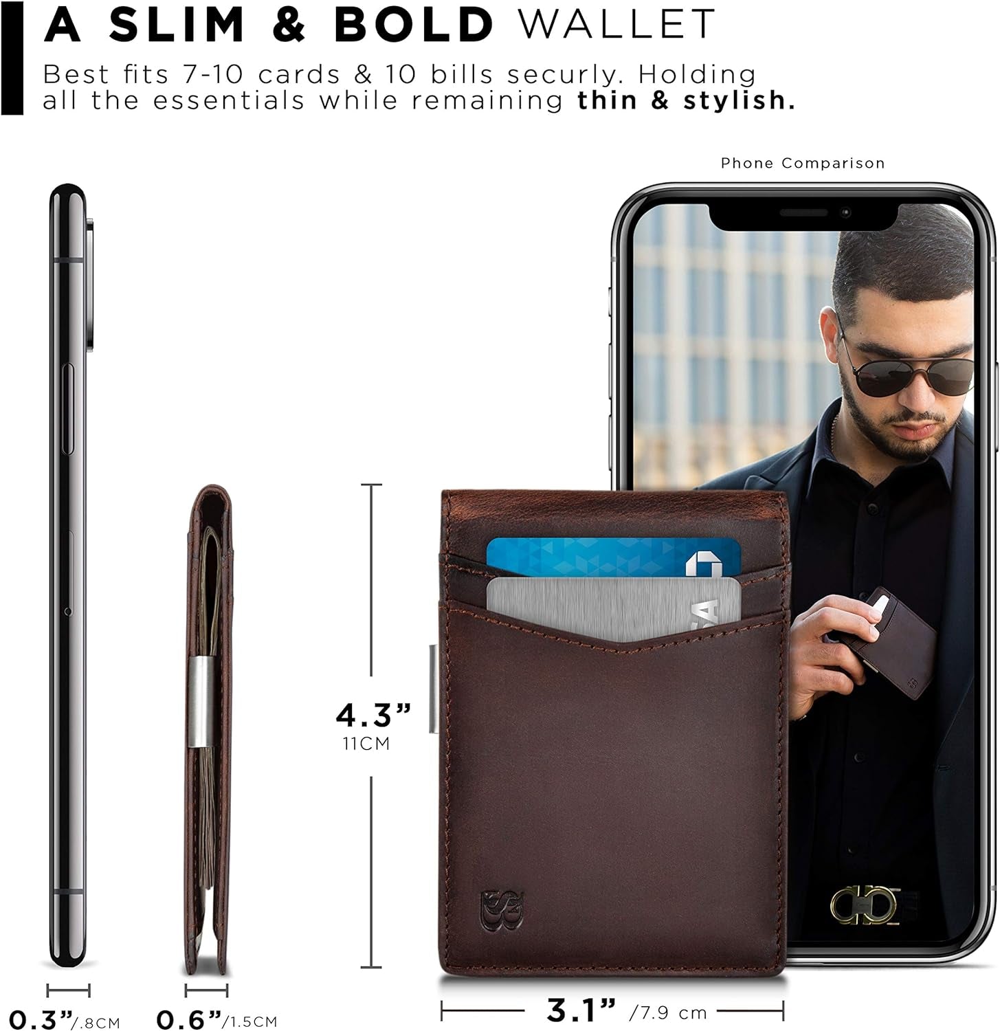 Jack Wallet: Vintage Slim Pocket Card Holder 