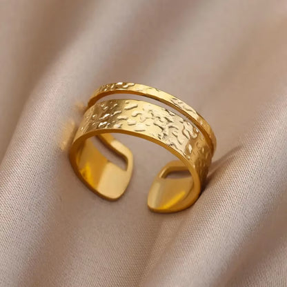 Angie Gold Rings: Stainless Steel Rings for Women