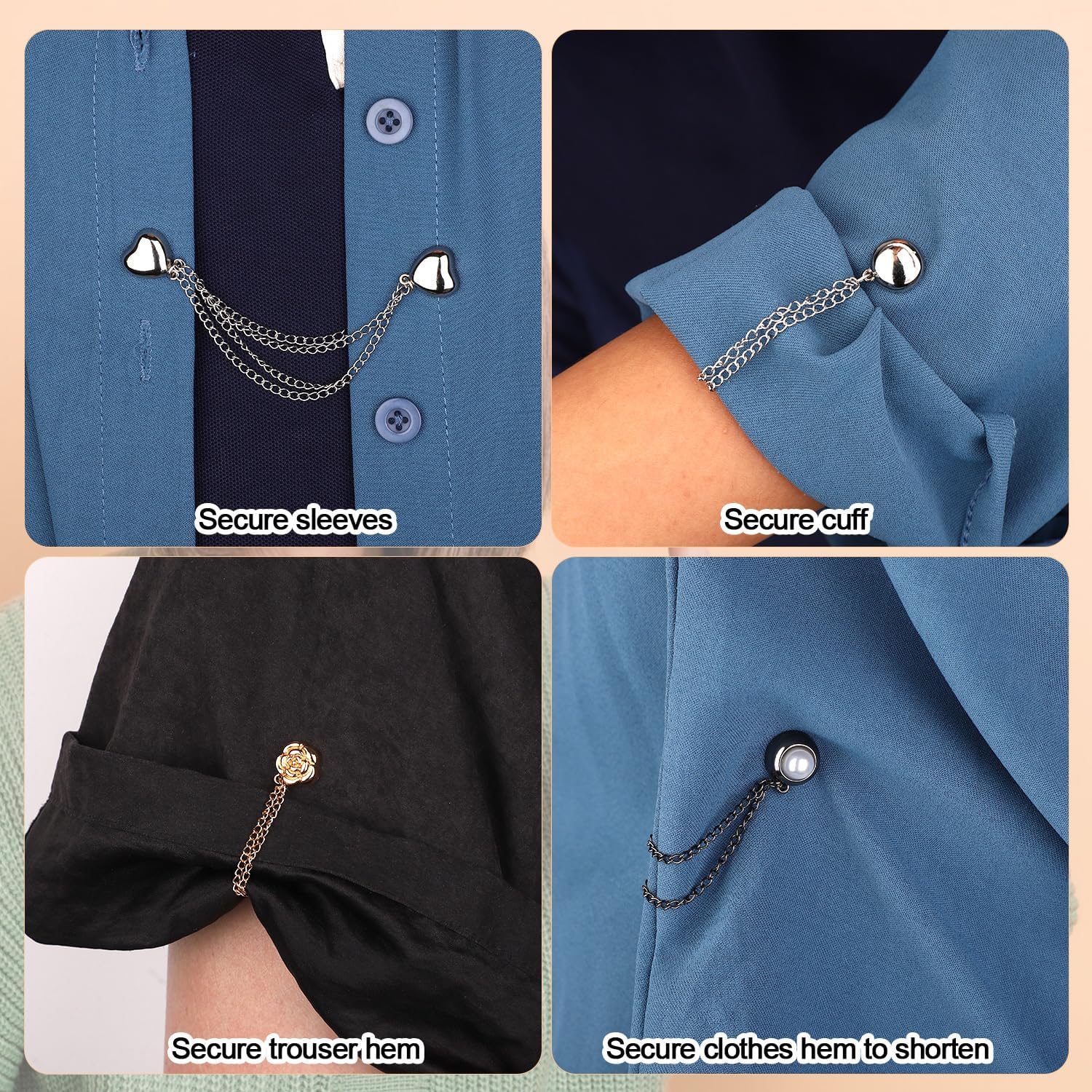 Eloise Long Pants Clip: Magnetic Fastener