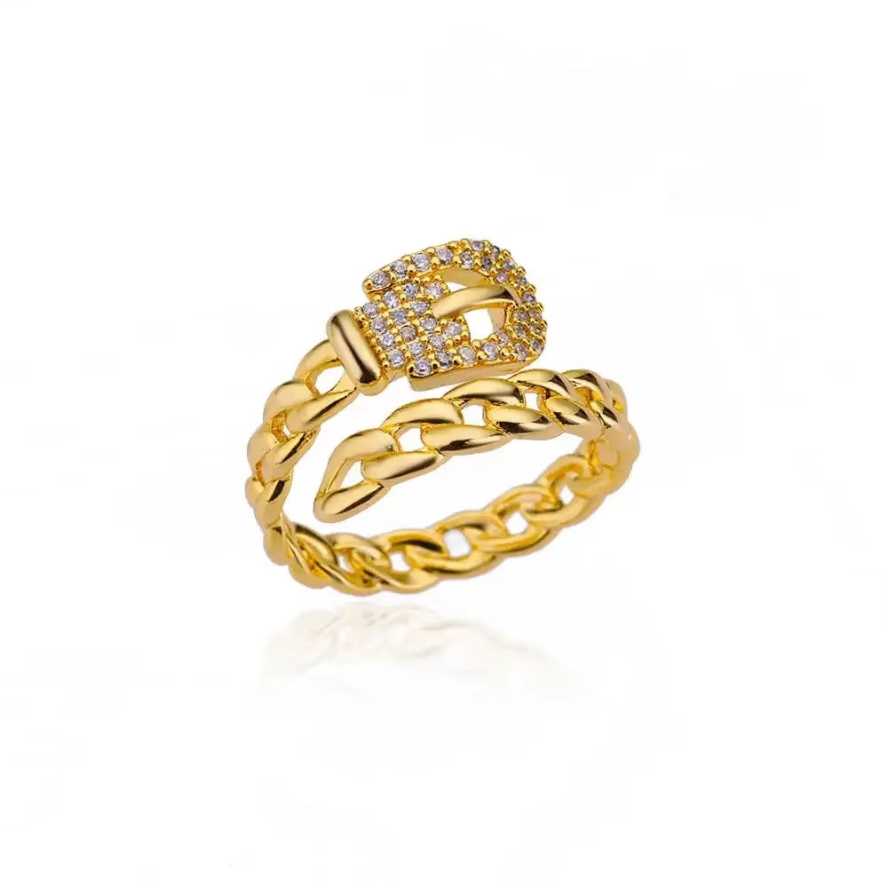 Angie Gold Rings: Stainless Steel Rings for Women