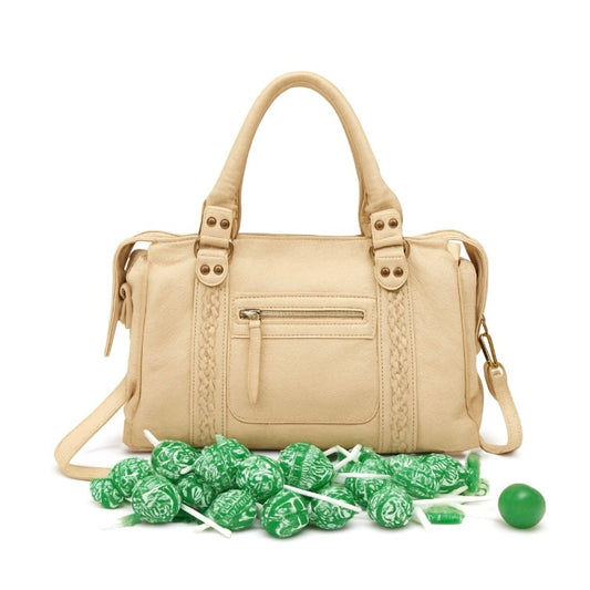 Eloise Travel Leather Purse: Large Capacity Tote with Zipper