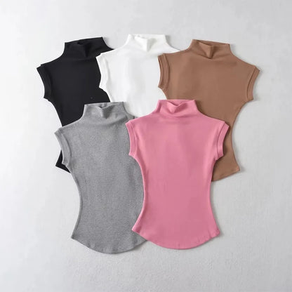 Lianne Sleeveless Turtleneck