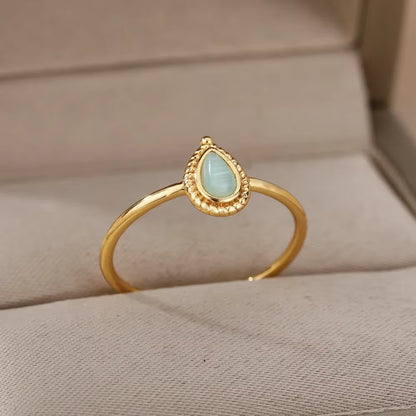Angie Gold Rings: Stainless Steel Rings for Women