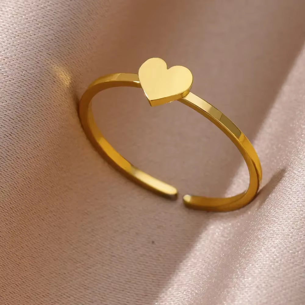 Angie Gold Rings: Stainless Steel Rings for Women
