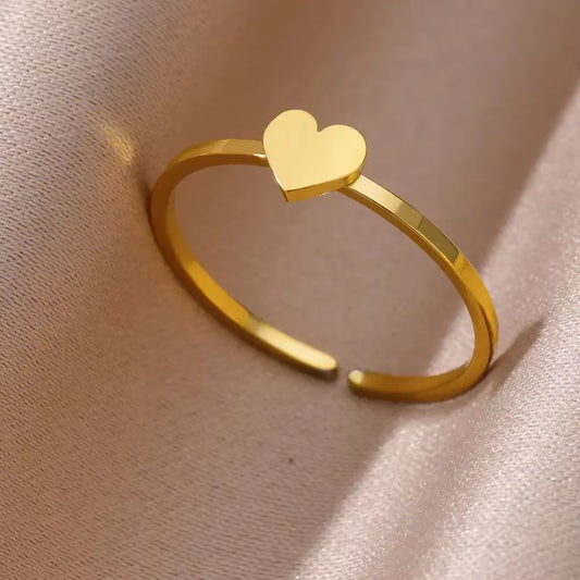 Angie Gold Rings: Stainless Steel Rings for Women