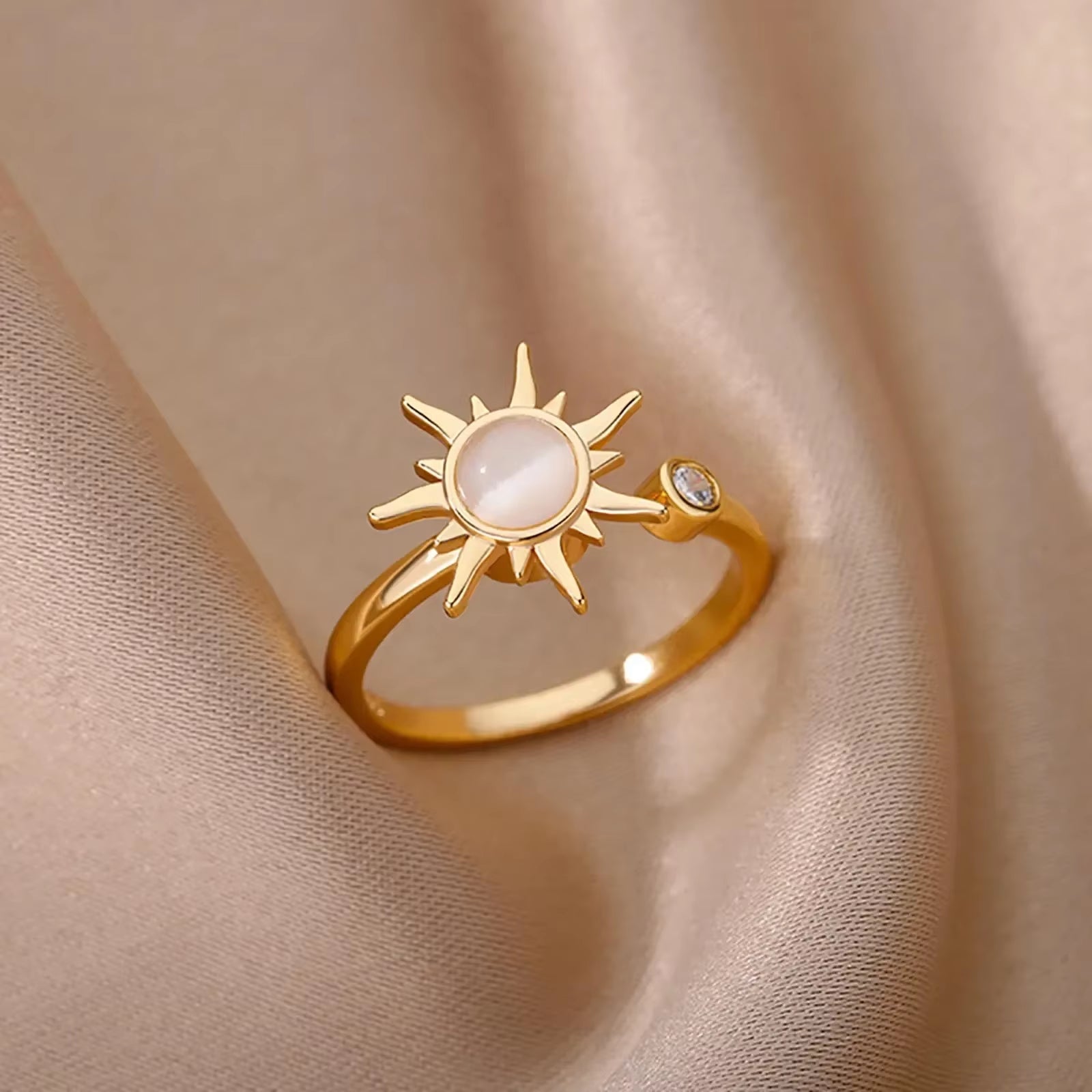 Angie Gold Rings: Stainless Steel Rings for Women