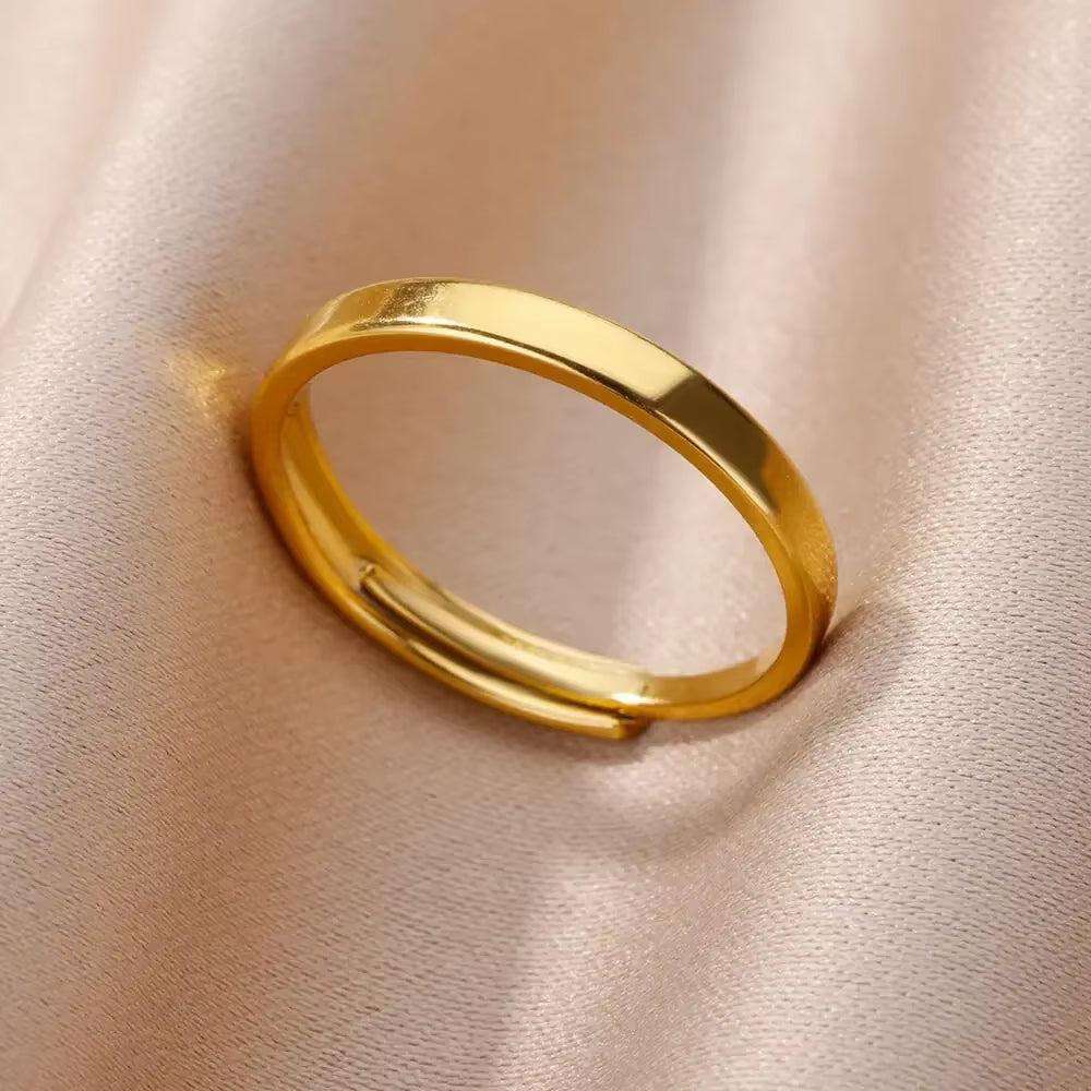 Angie Gold Rings: Stainless Steel Rings for Women