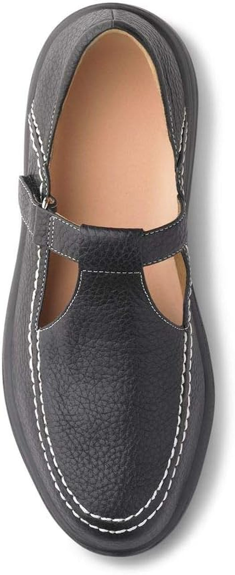 Mary Jane Flats: Leather Triangle Lulu Design
