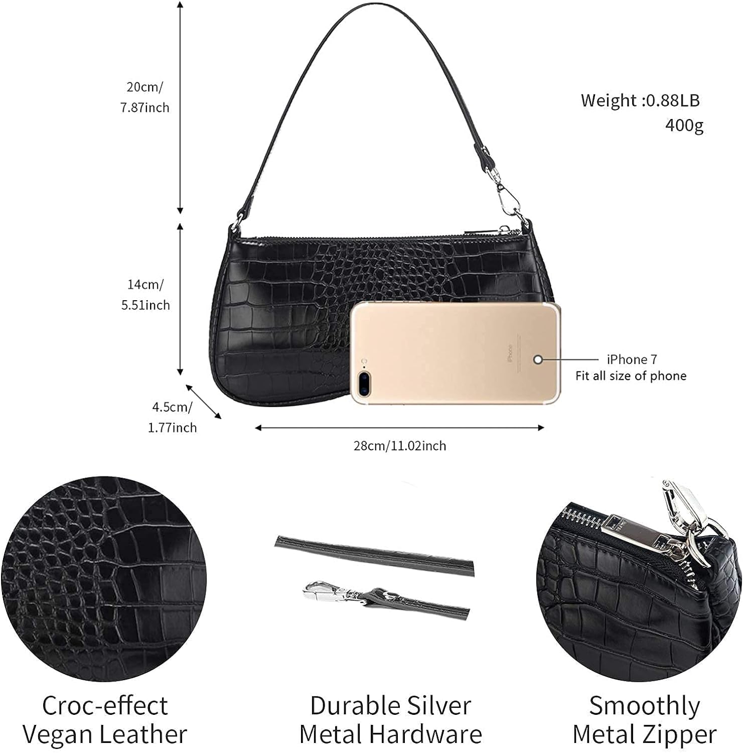 Sasha Leather Handbag
