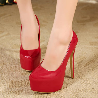 Scarlet Stiletto High Heels