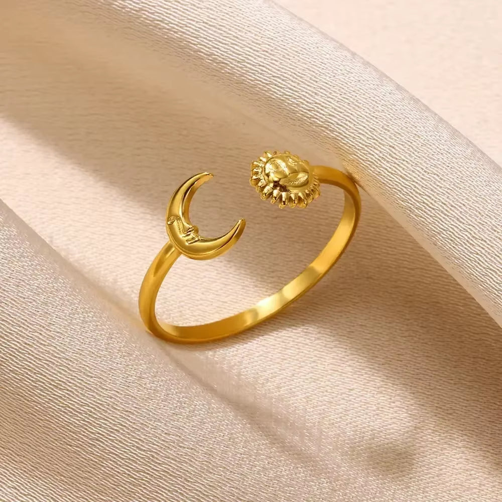 Angie Gold Rings: Stainless Steel Rings for Women