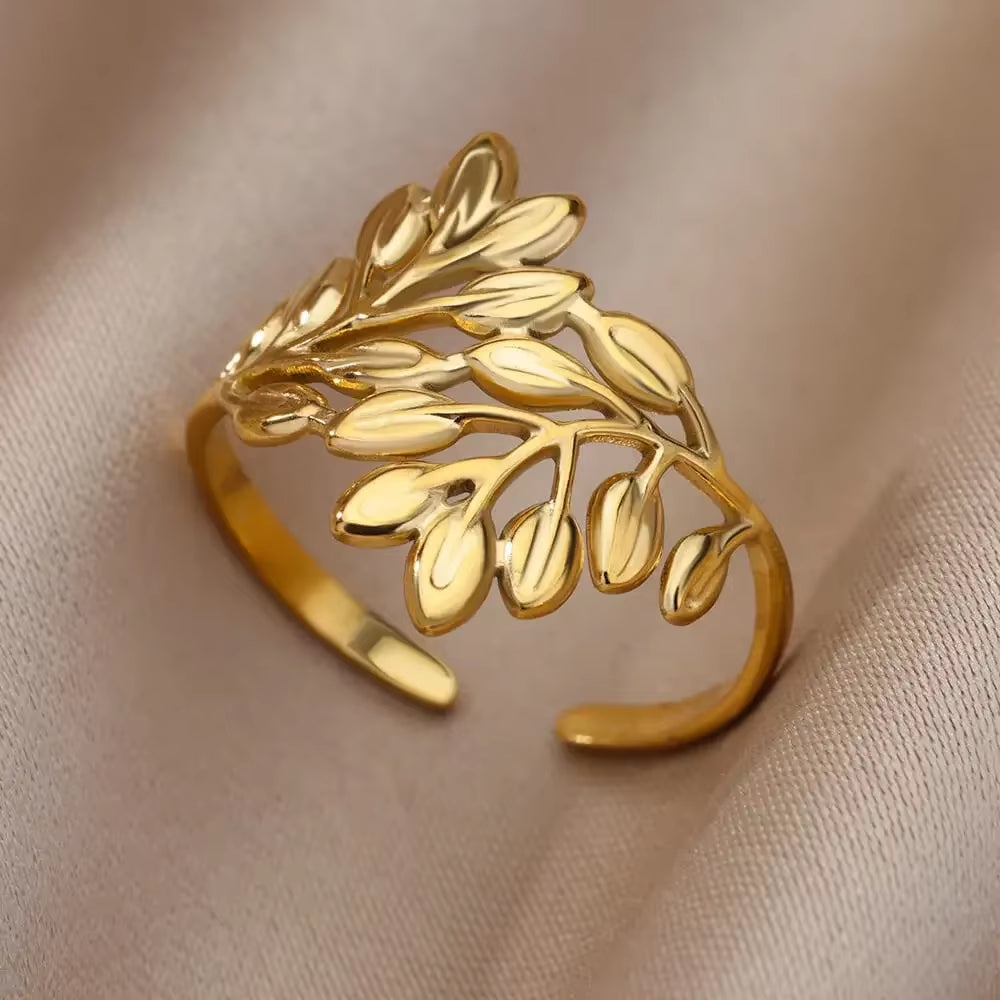 Angie Gold Rings: Stainless Steel Rings for Women