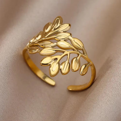Angie Gold Rings: Stainless Steel Rings for Women