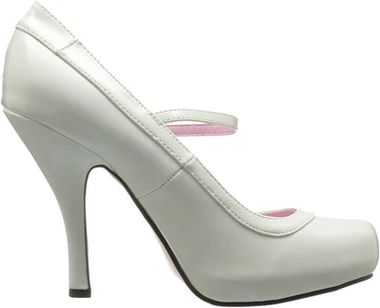 Scarlet Babydoll Platform Pumps