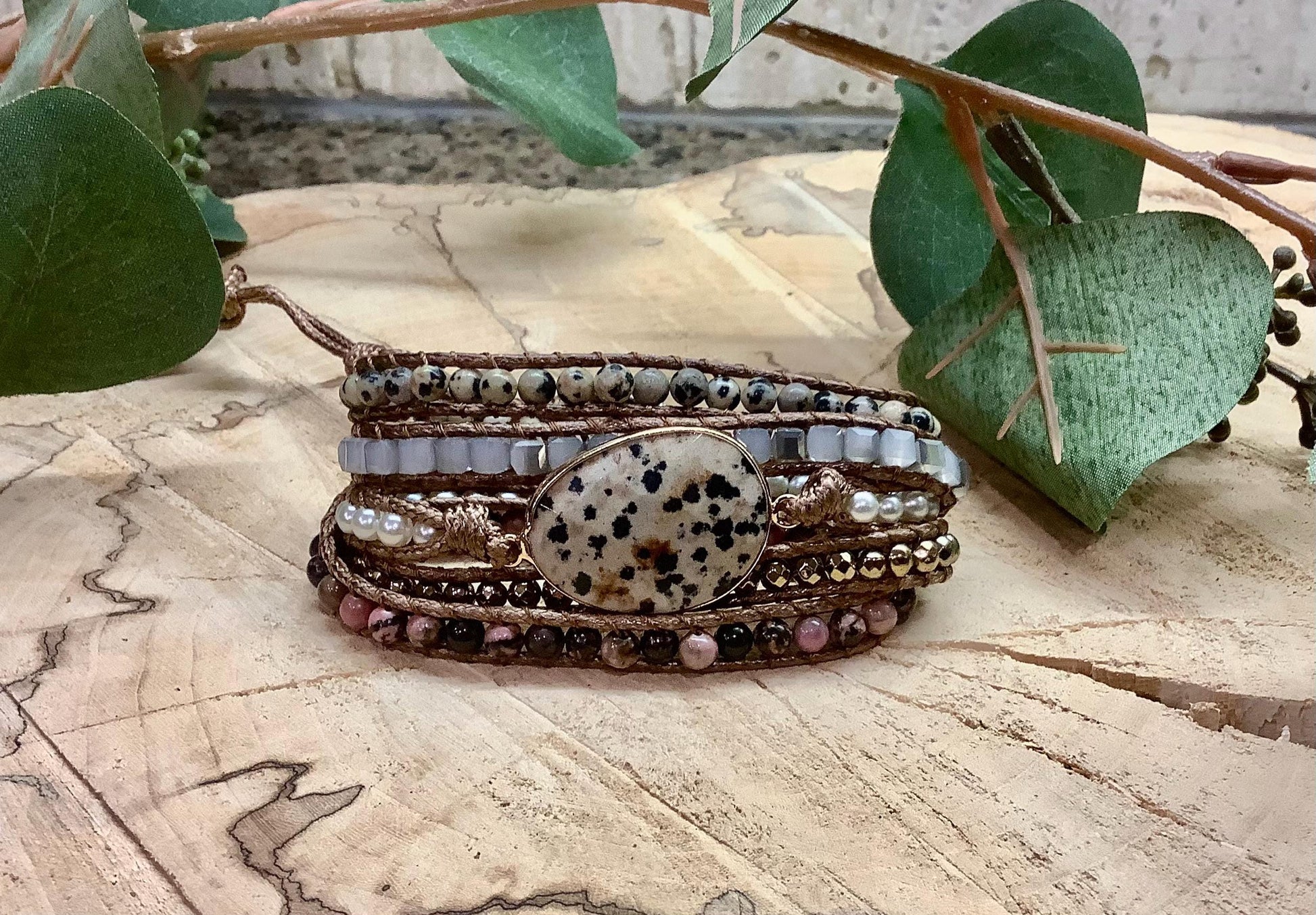 Aliyah Wrap Bracelet: Chakra Handmade Bracelet