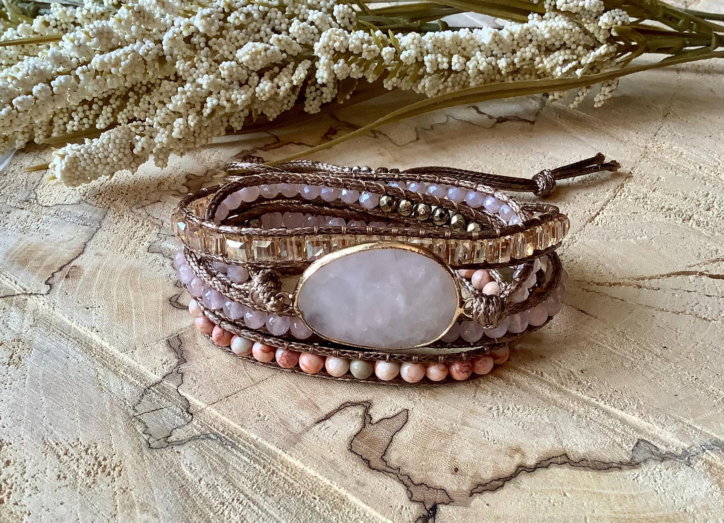 Aliyah Wrap Bracelet: Chakra Handmade Bracelet
